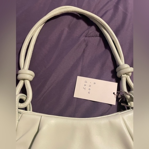 NWT‎ A New Day Rich Magenta One Shoulder Top Sz XXL And Lt Green Purse Bundle - Picture 11 of 14